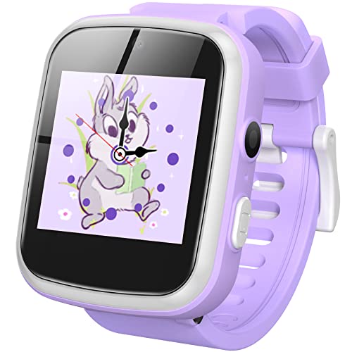 楽天You and Me 楽天市場店AGPTEK 日本正規品 キッズ 腕時計 子供用 スマートウォッチ smart watch for kids 時計 女の子 1.54inタッチスクリー 35万高画素 動画 撮影 自撮り 文字盤DIY 8GB内蔵 歩数計 録音 ゲーム 音楽再生 英語時刻の学習 アラーム usb充電式 知育玩具 おもちゃ 小学生 誕生日 プ