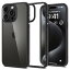 Spigen iPhone 15 Pro Max ケース クリア ストラップホール 米軍MIL規格 ウルトラ・ハイブリッド ACS06570 (マット・ブラック)