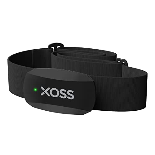 XOSS X2 心拍センサー Bluetooth 5.0/ANT+ 多機能 IP67防水 心拍モニター ハートレートモニター サイクルコンピュータ/スポーツウォッチ/フィットネスアプリ用 …