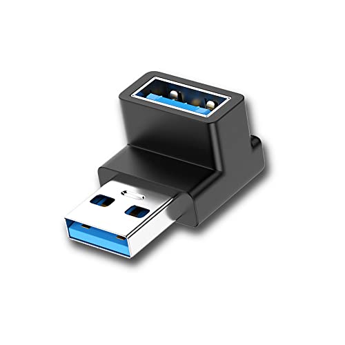 usb l字 usb変換アダプタ 車内用品 USBコネクター 自動識別 100W充電速度 10Gbps高速データ伝送 usb l字/type a l字 小型 軽量 fujitsu TOSHIBA Lenovo NEC Asus Haseeusbなどのデバイスに対応…