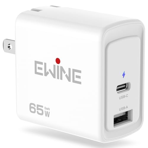 EwinE 65w PD Ŵ (type-c &USB-A 2ĥݡդ) ®Ŵ iPhone 15 б PSEѴŬ GaNII(ⲽꥦ)   ޤꤿ߼ץ饰 iPhone/Android/iPad/MacBook/Ρȥѥ/NS/PS5ʤɳƵб ()