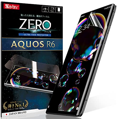 AQUOS R6 p SH-51B p tB wFؑΉ pȂ܂ŕ 4D Sʕی ANIX R6 p یtB No.1 ~ \閂@̃tB CA[ 2Zbg ɔ0.08mm ɂׂ̂׊ EՌz ʒuY0V[, @̃V[t