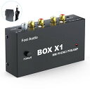 商品情報商品の説明主な仕様 【超小型フォノプリアンプ】 Fosi Audio BOX X1フォノプリアンプは、ターンテーブルの音質をラインレベルに変換して、音声と音量を改善します。ポータブルで耐久性のある金属シェル付きの超小型フォノプリアンププリアンプ。超低騒音のオーディオ性能と優れた音質を提供し、歪みを低減します。ブラックテープレコーダー/プレーヤー/ステレオ/DJミックス対応で、DIYが欲しい家庭オーディオシステムに役立ちます。br【優れた音質の向上】フォノプリアンプは、ターンテーブルのフォノオーディオレベルをスピーカー/ステレオレシーバーに適したラインレベルまで上げ、音量を上げて音質を向上させます。注：RCAのライン出力とAUXヘッドフォン出力を同時に出力することができます。br【製品パラメータ】入力コネクタ：MMターンテーブル入力、アースポスト入力、12V DC入力 MMターンテーブル入力、アースポスト入力、12V DC入力。出力コネクタ ：3.5MMヘッドフォン出力、RCA出力。出力：アクティブ（パワード）スピーカー、ヘッドフォン、アンプ アクティブ（パワード）スピーカー、ヘッドフォン、アンプ。br【操作と使用が簡単】Fosi Auidoプレーヤーのフロントアンプは簡単にインストールできます。フロントアンプを回転テーブルに簡単に接続できます。そして、コンピュータ、ステレオ受信機、本棚スピーカーや他の最新のオーディオ機器に接続して、高音質の楽しみを楽しんでください。br【配送明細】Fosi Auido フォノプリアンプx1 +12 VのパワーアダプタX 1 +ユーザマニュアルx1 + 24ヶ月の製品保証。お客様のご使用体験を何よりも重視しておりますので.商品本体の問題であれば、お気軽に注文履歴の「出品者に連絡」をクリックして、お問い合わせください。