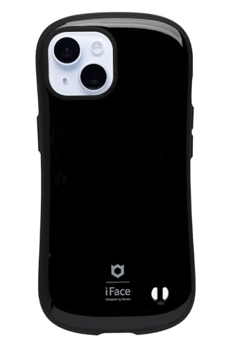 iFace First Class Standard iPhone 15 ケース (ブラック)【アイフェイス アイフォン15 用 iphone15 用 カバー 韓国 耐衝撃 ストラップホール】