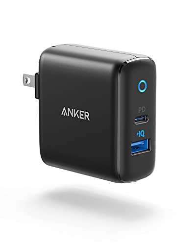 Anker 急速充電器 Anker PowerPort PD 2 20W(PD対応 32W 2ポート USB-A & USB-C 急速充電器)【PSE認証済/Power Delivery対応/PowerIQ搭載/コンパクトサイズ】 iPhone 14 / 13 iPad Air(第5世代) Android その他 各種機器対応 (ブラック)