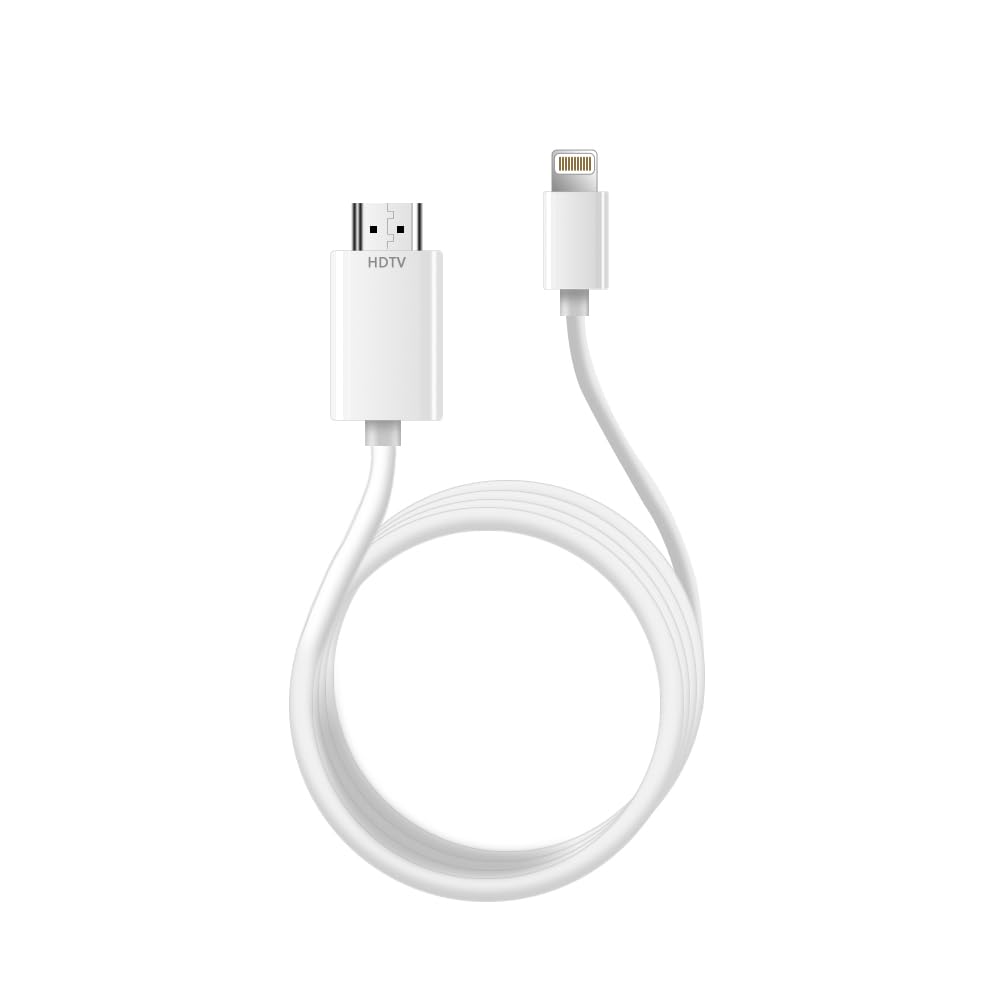 MAMAN【2024MFi認証品】iPhone HDMI 変換ケーブル 1.5M ライトニング hdmi TV大画面 プラグアンドプレイ 1080P 60HZ 遅延なし iphone tv 変換ケーブル iphone avアダプタ iPhone/iPad/iPodに対応