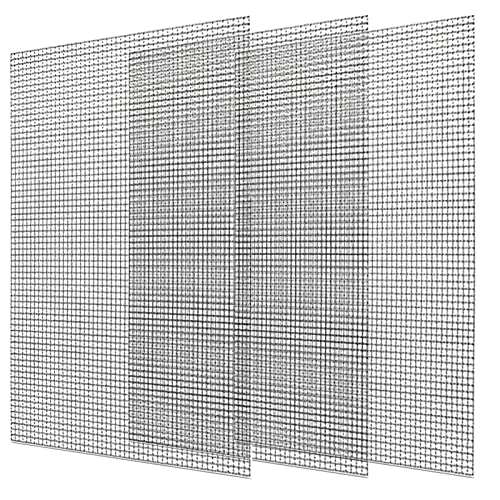 EUSTACE ステンレスメッシュ 3枚セット 網目1mm A4サイズ 産業用金網 防虫 濾過網 ステンレス 平織金網 産業用 20メッシュ 線径0.4mm 高硬度 換気 耐高温 錆びない 防鼠 家庭用 建築用ネット 3…