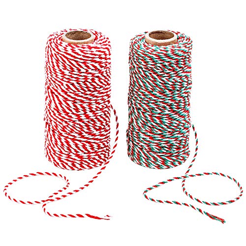 商品情報商品の説明主な仕様 ?2巻きの綿のひも-これは赤＆白＆緑と赤＆白の綿ロープで、色がクリスマスとぴったりです。染料が安全で、100％環境に優しいです。耐久性があり、活気満々の綿ひもは壊れにくく、安全に使用できます。br?サイズ：幅2mm、長100m/巻　2個セット。自分の必要に応じて自由にカットできます。br?幅広い用途-DIYアートや手工芸品のプロジェクト、ギフトパッケージ、クリスマスの飾り、お菓子用の包帯、ワインボトル等の装飾。br?祝日の色の組み合わせ-この綿糸は赤、白、緑の組み合わせで、手作りのギフトや自家製のクリスマススナックにお祝いの雰囲気を加えます。br?本製品は12ヶ月間メーカー保証サーポート付き、万が一保証期間に故障または解決できない問題が発生したら、商品到着後45日間全額返金または12ヶ月間製品無償交換対応しております。