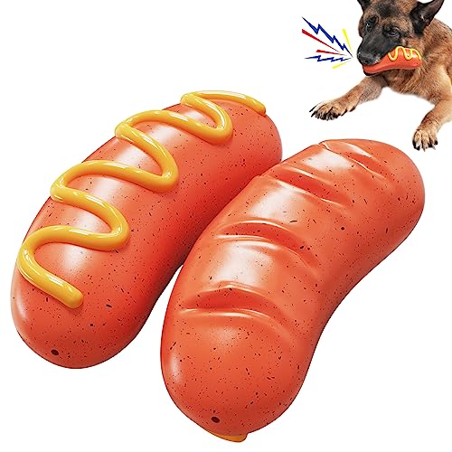 LLiKZio 犬 おもちゃ 犬 玩具 犬 噛む おもちゃ 頑丈 ストレス解消 訓練玩具 音が鳴る犬の噛むおもちゃ..