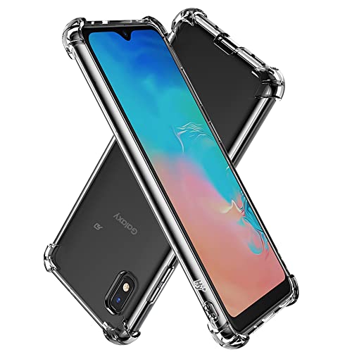 Hy+ Galaxy A20 ケース SC-02M SCV46 カバー ストラップホール 米軍MIL規格 クリア 衝撃吸収ポケット内蔵 TPU 耐衝撃ケース