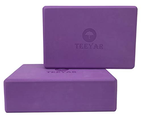 TEEYAR 襬֥å 2ĥå 3 23 x 15 x 7.4/7.6cm(̩) ޤ 礭 23 x 15 x 10cm(̩) 30 鿴/ 襬֤ä2ǯ֤ݾ(Yoga block set) (7.2cm ̩/ѡץ)