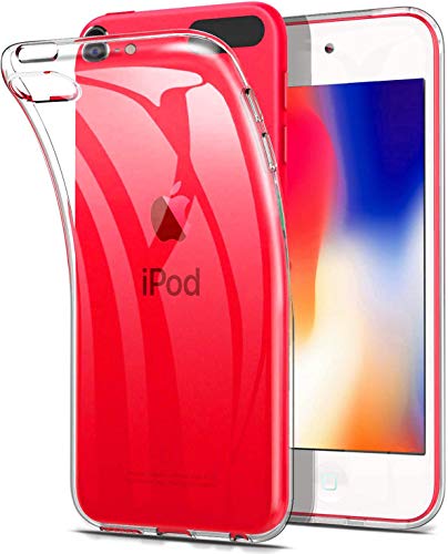 SKZIRI for iPod touch 7 ケース 2019 上質TPU 耐衝撃 背面透明 iP ...