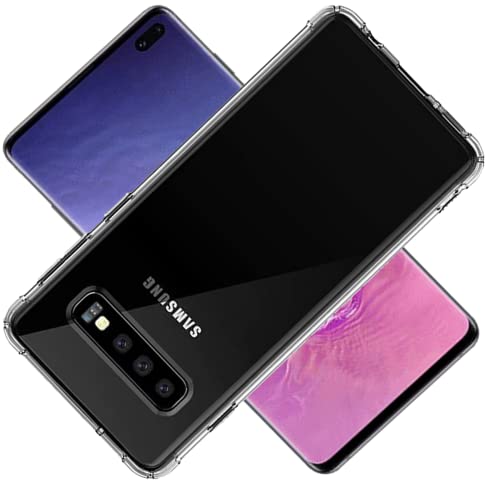 対応 Samsung Galaxy S10 Plus SCV42 SC-04L SC-05L S10+ ケース Galaxy S10 Plus クリア ケース Galaxy S10Plus カバー シェル スマホ保護カバー 〔SGS認証 クリア 美しい 光沢感 落下防止 衝撃吸収 保護 頑丈 軽量 傷防止 黄ばみ防止 ソフト 軽薄型 耐衝撃 米軍MIL規格