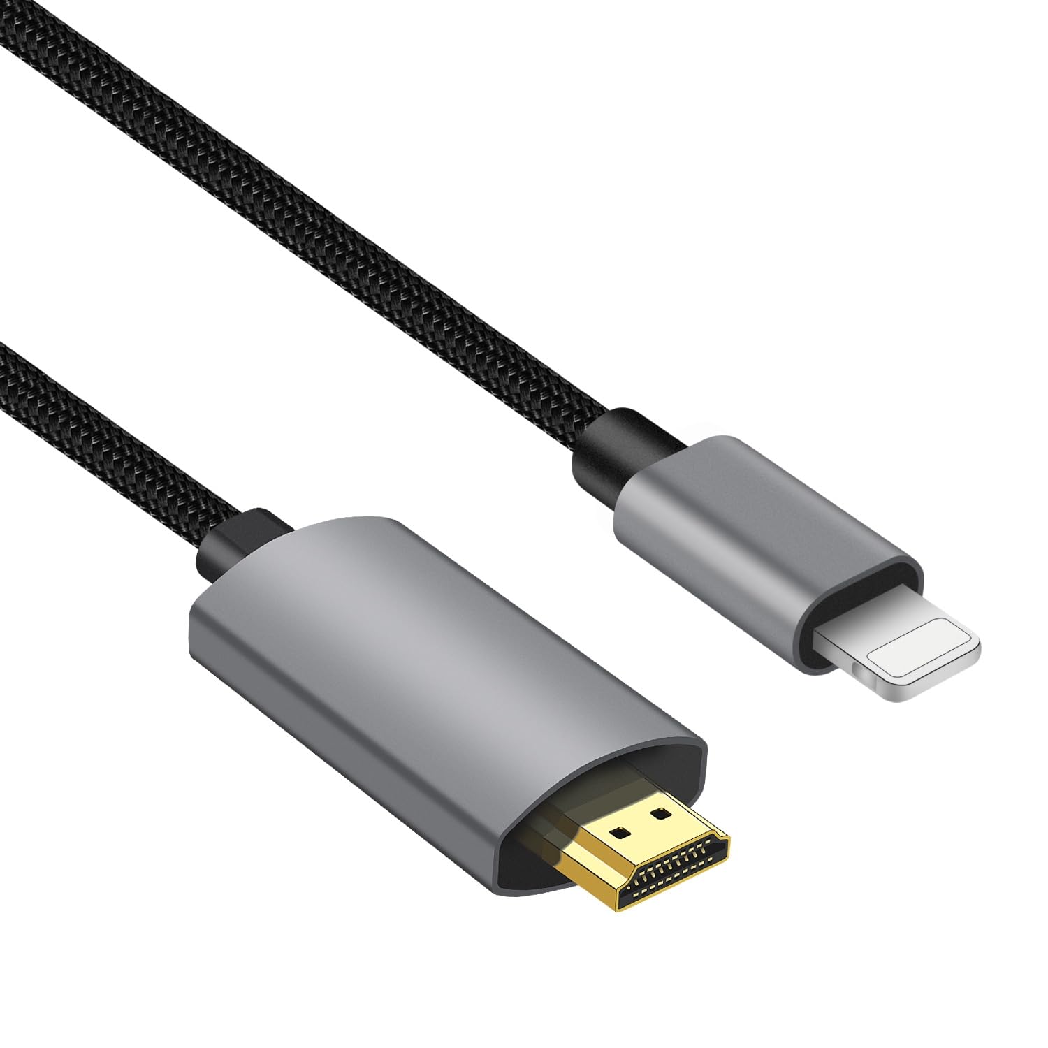 RA:【2024年MFi認証品】 iphone hdmi変換ケーブル 1M ライトニング hdmi 変換ケーブル OTG用hdmiケーブル接続TV/AV/1080P遅延なし TV大画面 ビデオ再生音声同期出力 電源不要 設定不要 iPhone/iPad対応 携帯の画面をテレビに映す 大画面 ゲーム遅延なし 取扱説明書が付属