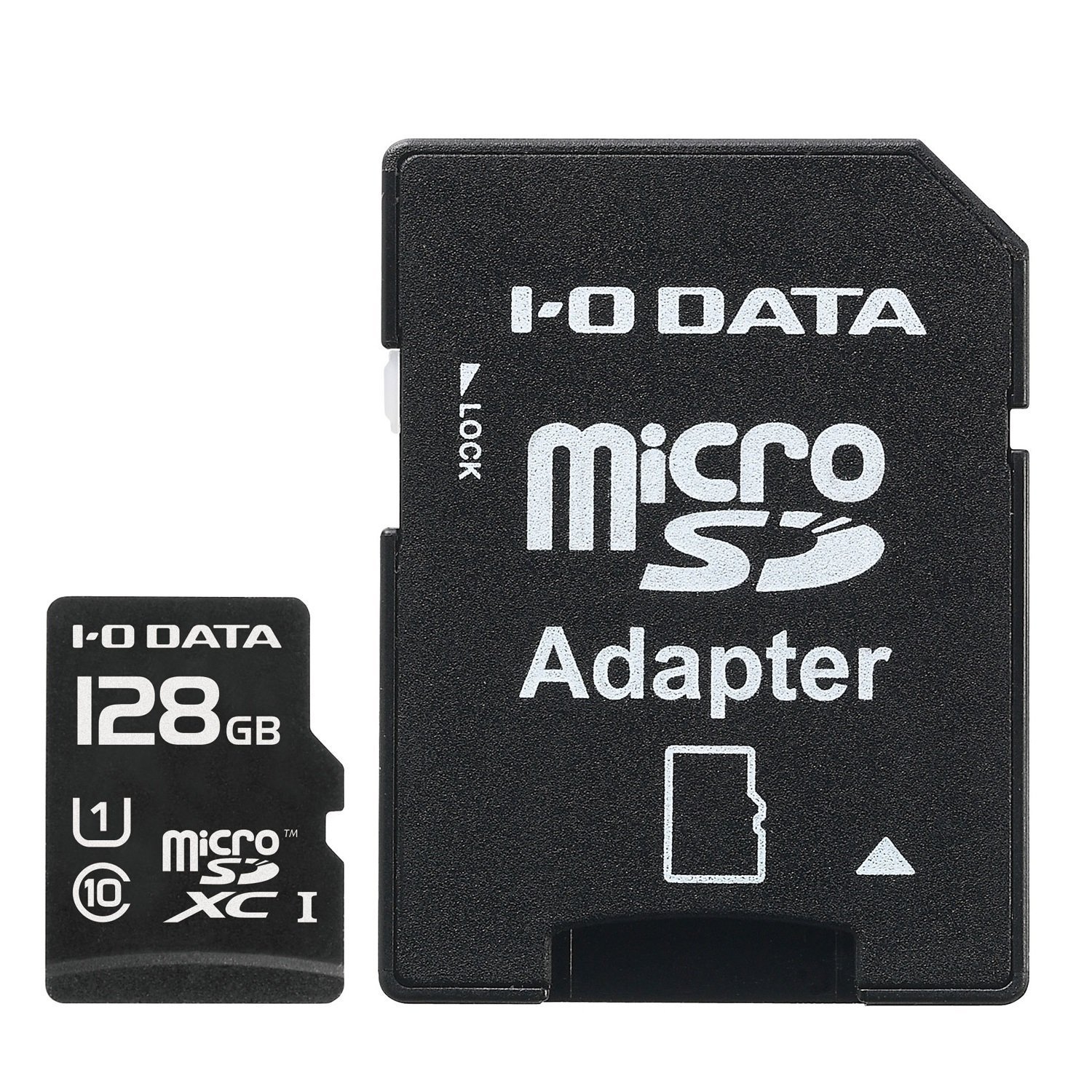 RAアイ・オー・データ microSDカード 128GB UHS-I(スピードクラス1)/Class10対応 Nintendo Switch動作確認済 ドライブレコーダー向け 耐X線 変換アダプター付 日本メーカー EX-MSDU1/128G
