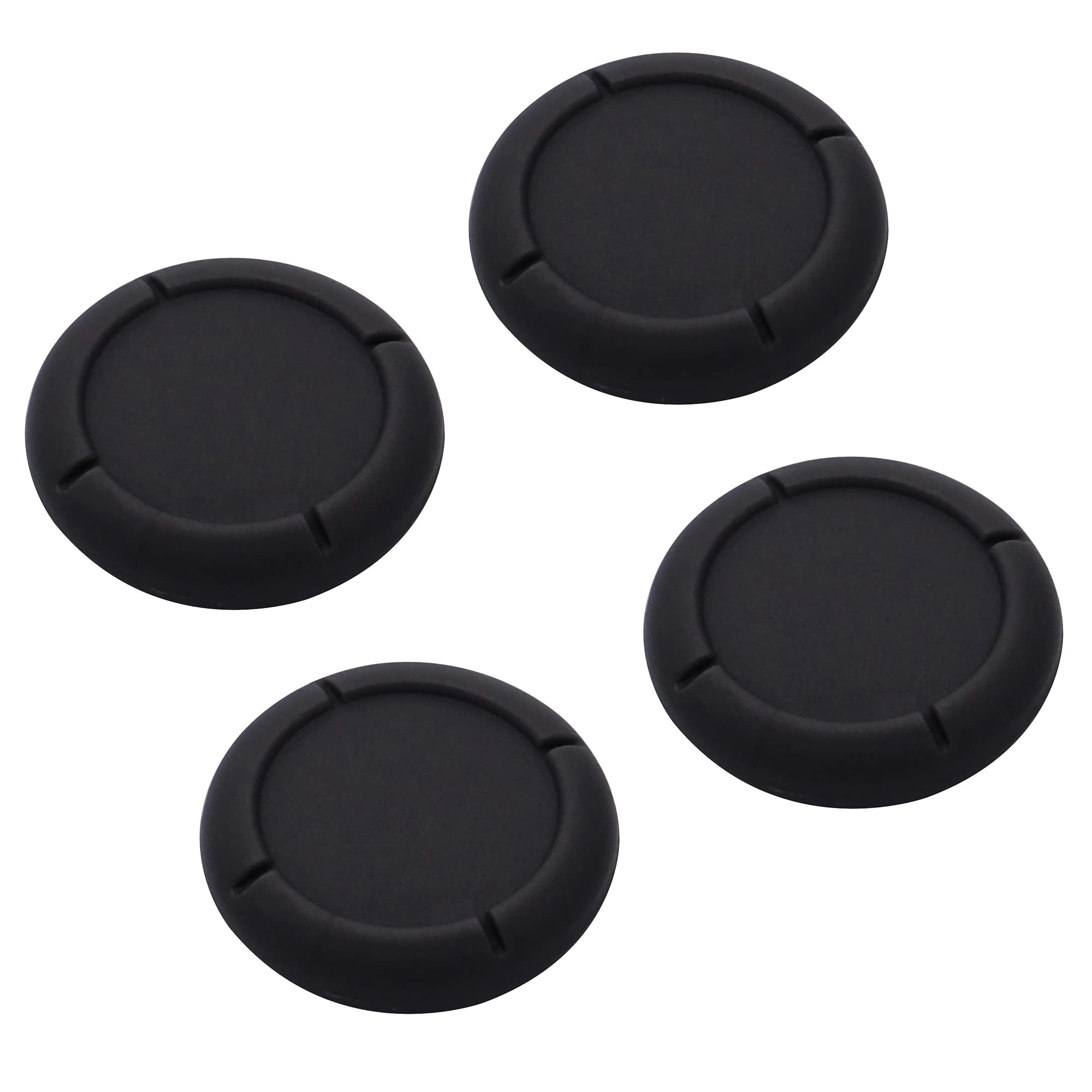 RAオーディオファン Switch Joy-Con用 アナログジョイスティック キャップ カバー4点セット 黒色