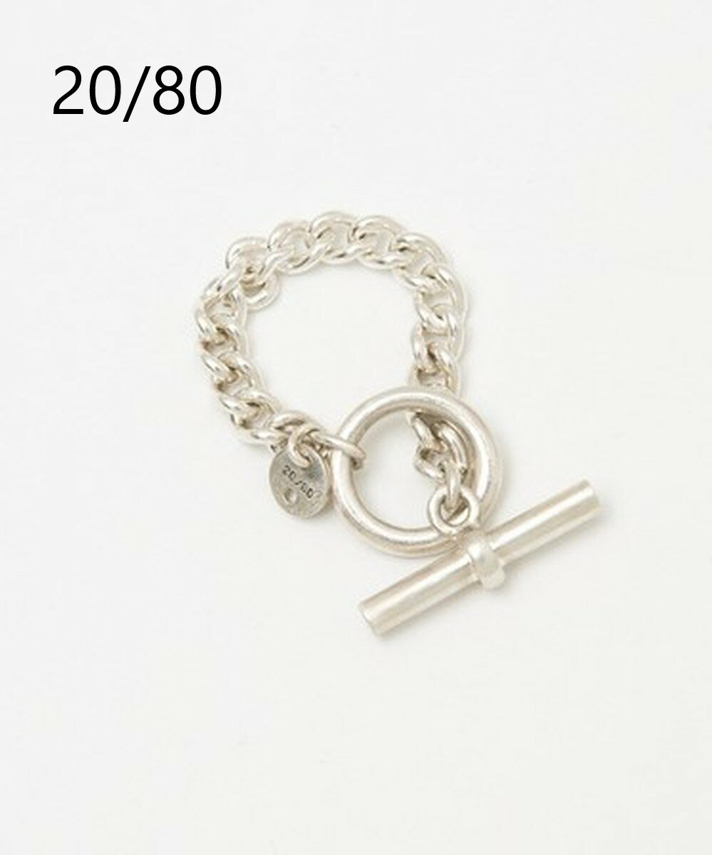 20/80｜トゥエンティーエイティー TWENTY EIGHTY Sterling Silver BAR end Chain Ring 4mm Width/AR028 サイズ：1 - 2 カラー：シルバー
