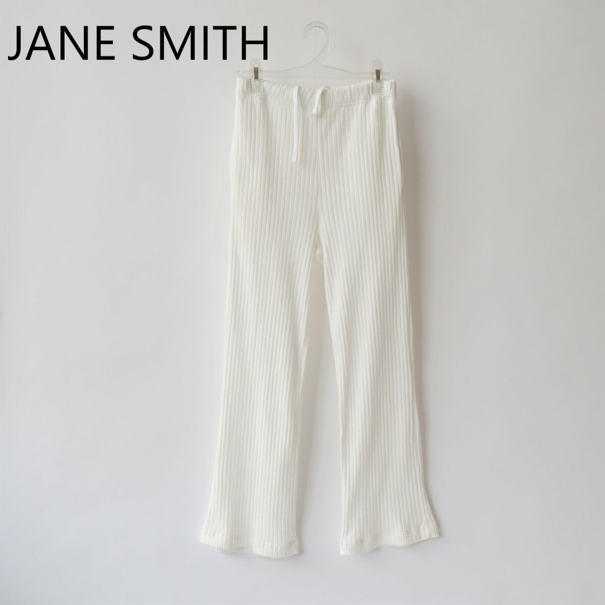 JANE SMITH｜ジェーンスミス Rib Easy Pants/22SPT-#320L サイズ：36 カラー：ホワイト