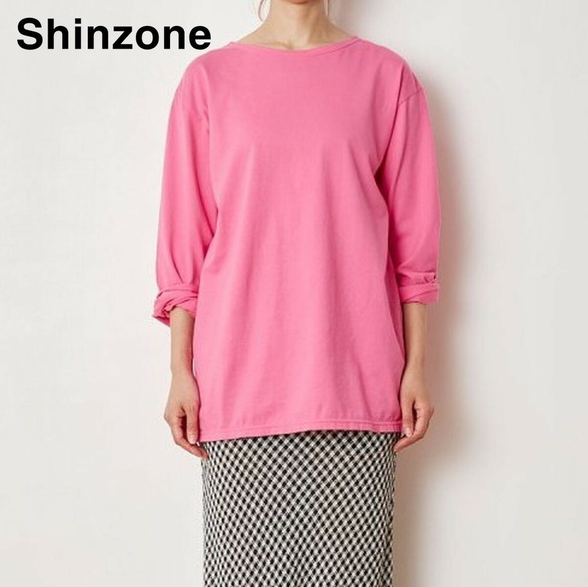 THE SHINZONE ザ シンゾーン sale セール 30%off　Color Long Tee/22MMSCU01 サイズ：free カラー：全4色 ピンク オレンジ グリーン パープル