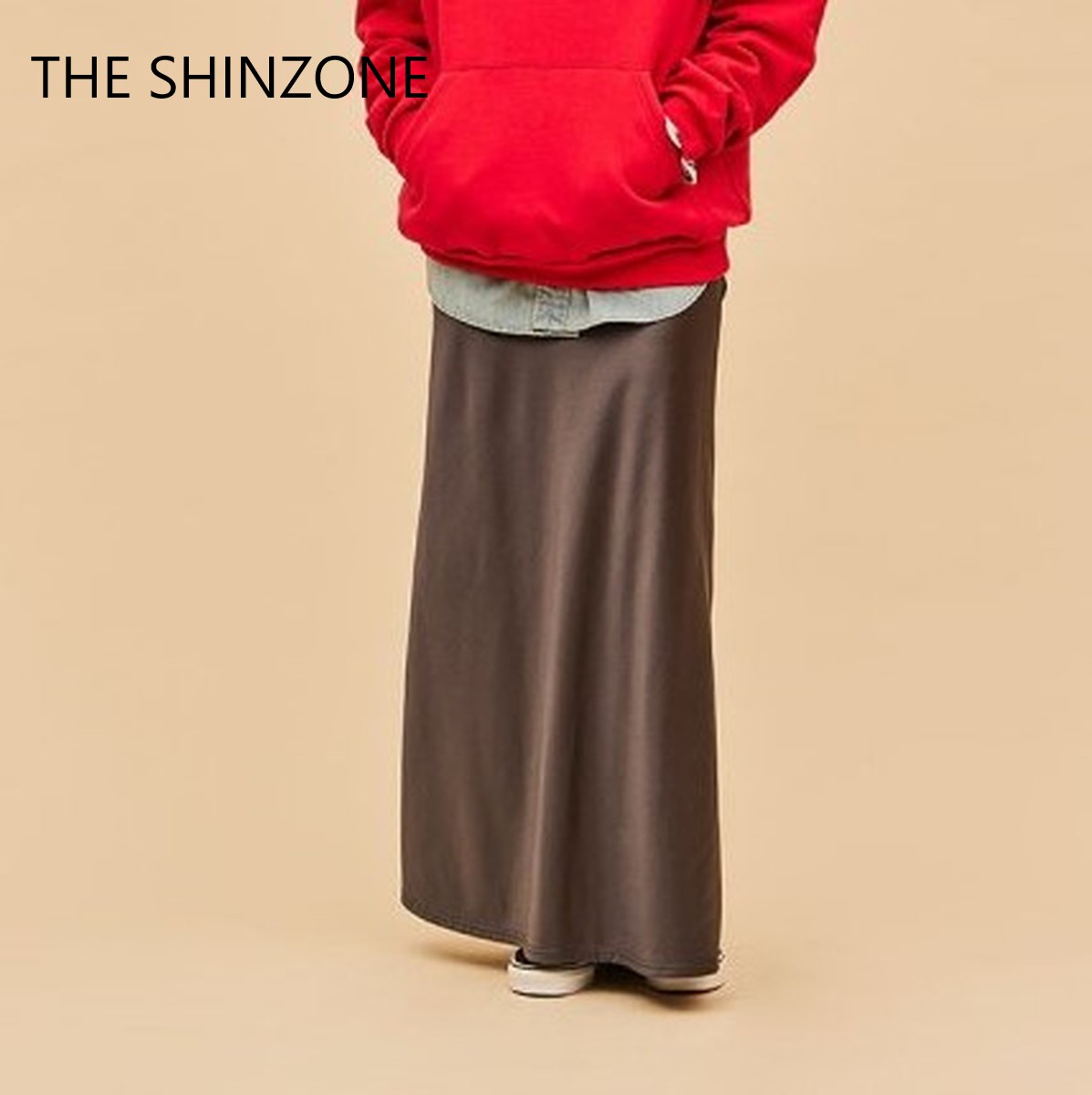 THE SHINZONE ザ シンゾーン sale セール30%off　Luster Cut Skirt/22AMSSK02 サイズ：SO カラー：全2色 ブラック ライトブルー