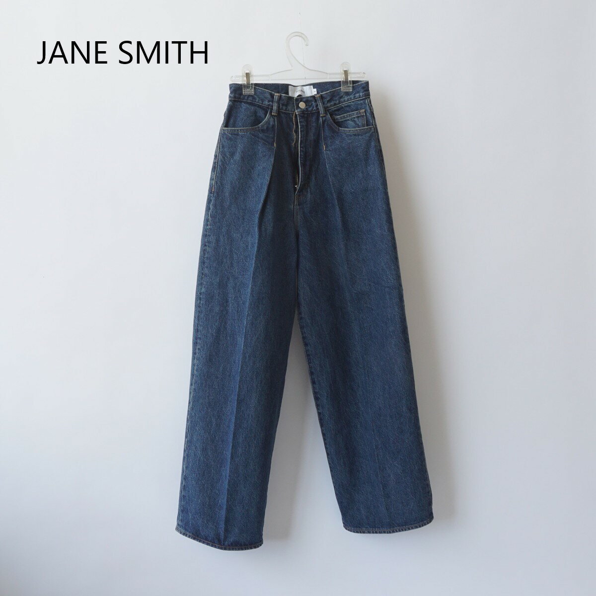 JANE SMITH｜ジェーンスミス 14.5oz DENIM IN TUCK COMFORT TAPERED PANTS/23WDM- 422L-VW サイズ：24 - 25 カラー：ビンテージウォッシュ