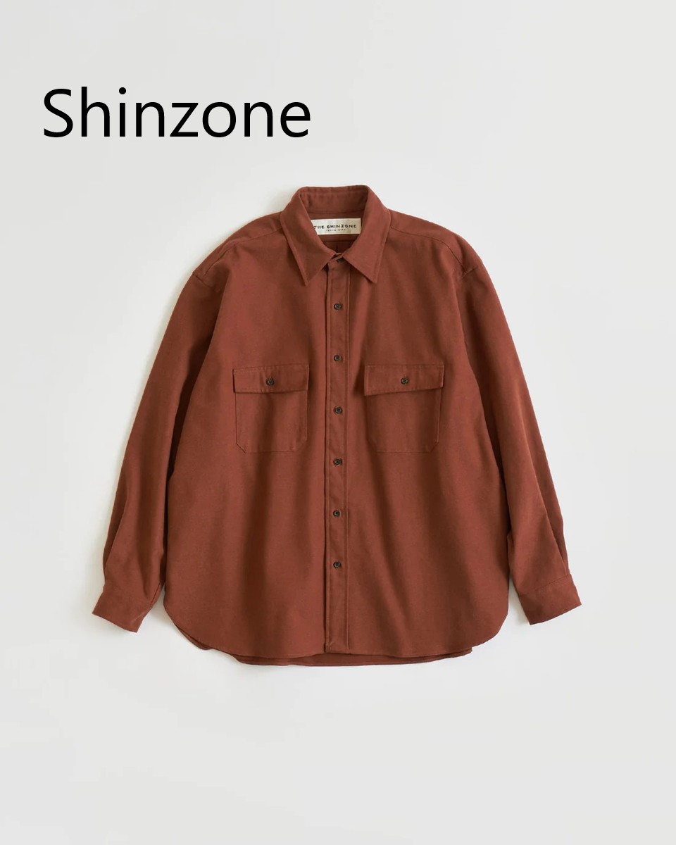 THE SHINZONE｜ザ シンゾーン sale セール30%off Shirts jacket/23AMSBL03 サイズ：F0 カラー：全2色 ブラック ブラウン