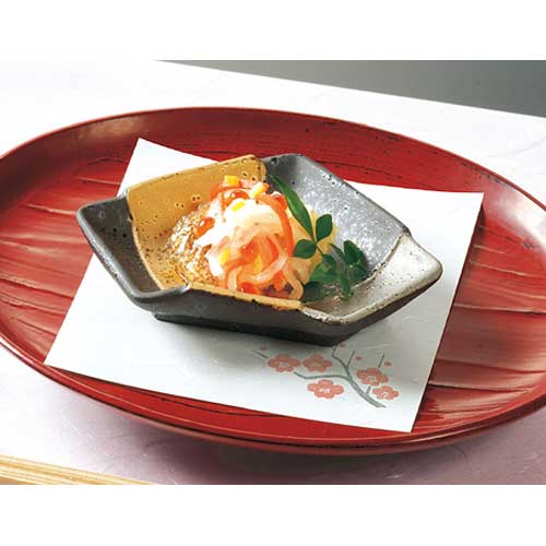 4寸 雲竜敷紙 ゆず（10月～12月）100枚入 12x12cm