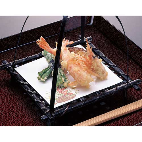 4寸 花摘み篭 耐油天紙 錦秋（10月～11月）100枚入 12x12cm 2