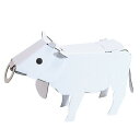 動物 牛 ハコモ hacomo ペーパークラフト キット クリスマス 工作キット 小学生 工作 キット 知育 おもちゃ 誕生日プレゼント 子供 おもちゃ 男の子...