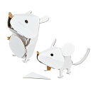 動物 ハムスター ねずみ ハコモ hacomo ペーパークラフト キット クリスマス 工作キット 小学生 工作 キット 知育 おもちゃ 誕生日プレゼント 子供 ...