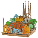 PUSUPUSU バルセロナ New ハコモ hacomo ペーパークラフト キット クリスマス 工作キット 小学生 工作 キット 知育 おもちゃ 誕生日プレゼ...