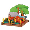 PUSUPUSU サファリパーク ハコモ hacomo ペーパークラフト キット クリスマス 工作キット 小学生 工作 キット 知育 おもちゃ 誕生日プレゼント...
