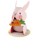 うさぎ ハコモ hacomo ペーパークラフト キット クリスマス 工作キット 小学生 工作 キット 知育 おもちゃ 誕生日プレゼント 子供 おもちゃ 男の子 ...