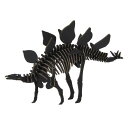 ステゴサウルス BLACK 恐竜 ハコモ hacomo ペーパークラフト キット クリスマス 工作キット 小学生 工作 キット 知育 おもちゃ 誕生日プレゼント...