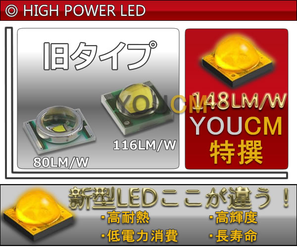 ハイパワーLED バックランプ T16 三菱/ミツビシ/Mitsubishi ブラボー H6.1〜H11.3 U4#V 360度ビーム ハイパワー 超光量 2個セット YOUCM/ユーシーエム