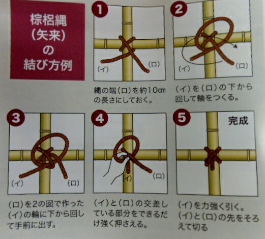 楽天市場 棕櫚縄 黒松1本出し 5束セット 4mmx45m 0g 造園資材 垣根縄 垣根 砂利 エクステリア石材のtaikoh