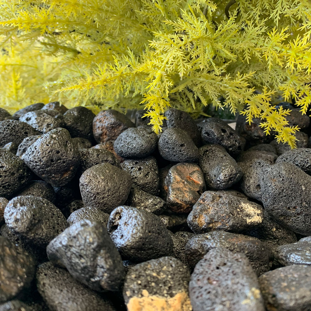 溶岩砂利ブラック3分(9~12mm)10kg