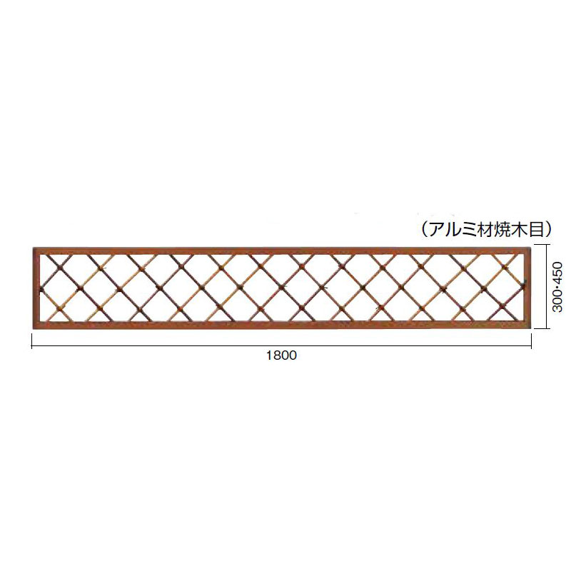 エイコーユニットランマかすみ(ソフトグリーン・イエロー) W1790xH300mm