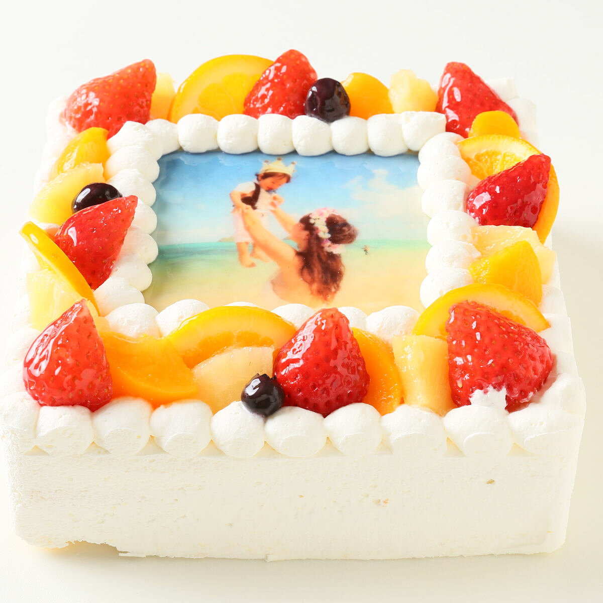 【写真ケーキ】楽天市場 生クリーム お誕生日ケーキ 誕生ケーキ バースデーケーキ プリントケーキ キャラクターケーキ 顔写真ケーキ 名入れ
