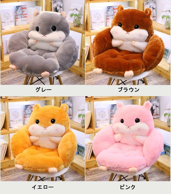 アニマルクッション ふわふわ大きなぬいぐるみ 椅子 ソファー クッション 45×45 大きい オシャレ 可愛い 背もたれクッション 送料無料
