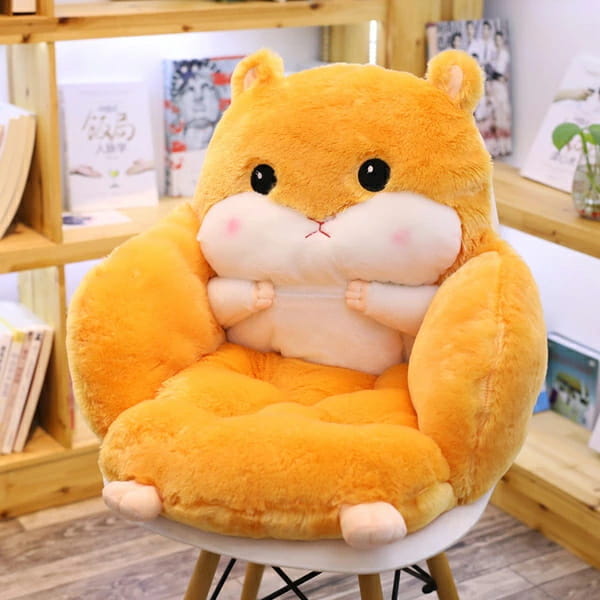 アニマルクッション ふわふわ大きなぬいぐるみ 椅子 ソファー クッション 45×45 大きい オシャレ 可愛い 背もたれクッション 送料無料 [2]