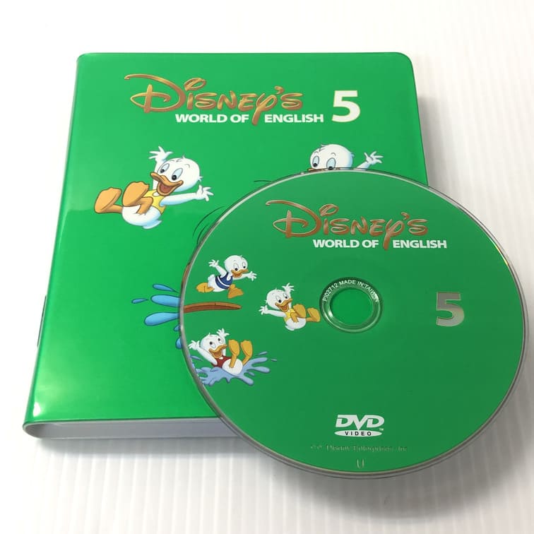 ストレートプレイ DVD 字幕付き 旧子役 5巻 b-678 ディズニー英語システム DWE ワールドファミリー 中古 クリーニング済み おもちゃ 英..