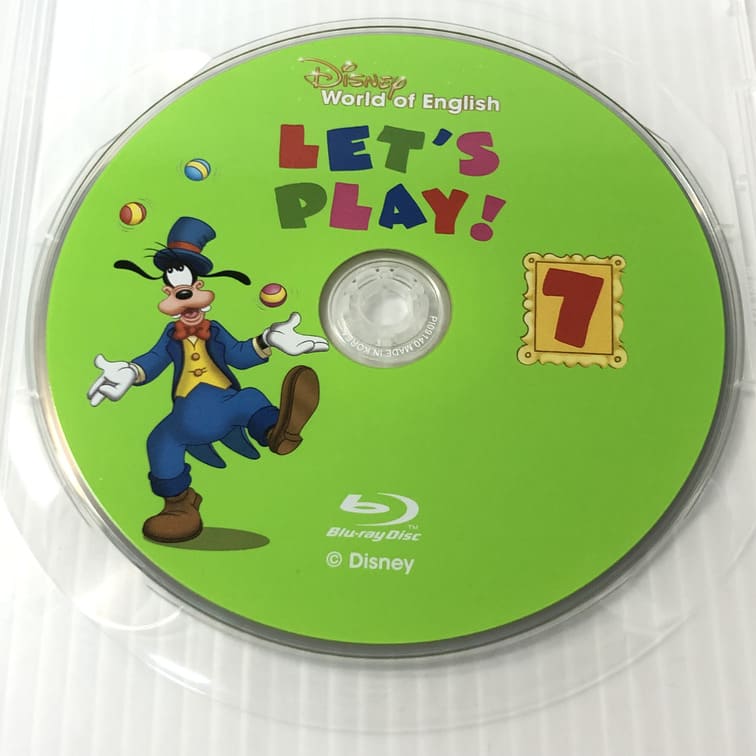 レッツプレイ Blu-ray 7巻 b-750 ディズニー英語システム DWE ワールドファミリー 中古 クリーニング済み おもちゃ 英語 知育玩具 英語教育 幼児教育 子供教育 英語教材 幼児教材 子供教材 知育教材