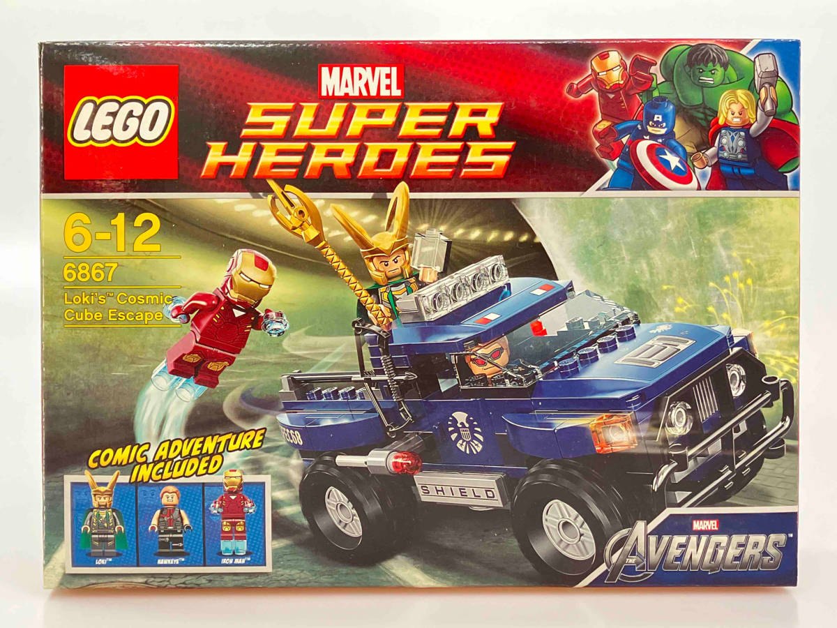 正規品 LEGO レゴ マーベル スーパーヒーローズ 6867 ロキのコズミックキューブからの脱出 T-032 アベンジャーズ アイアンマン ホークアイ 371