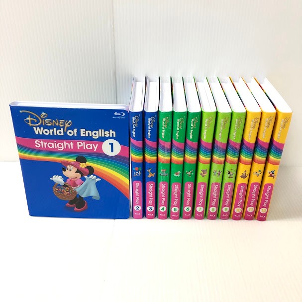 ストレートプレイ Blu-ray 2021年購入 未開封有 美品 d-601 ディズニー英語システム DWE ワールドファミリー 中古 クリーニング済み おもちゃ 英語 知育玩具 英語教育 幼児教育 子供教育 英語教材 幼児教材 子供教材 知育教材