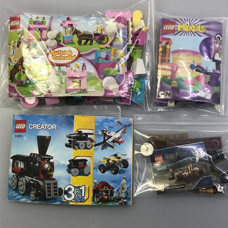 正規品 LEGO レゴ クリエイター クラシック ハリーポッター Mixels 31015 10656 30420 41551 エメラルドエクスプレス 基本セット・プリンセス ホウキのふくろう便 スナックス NH-039 4点まとめ売り 371