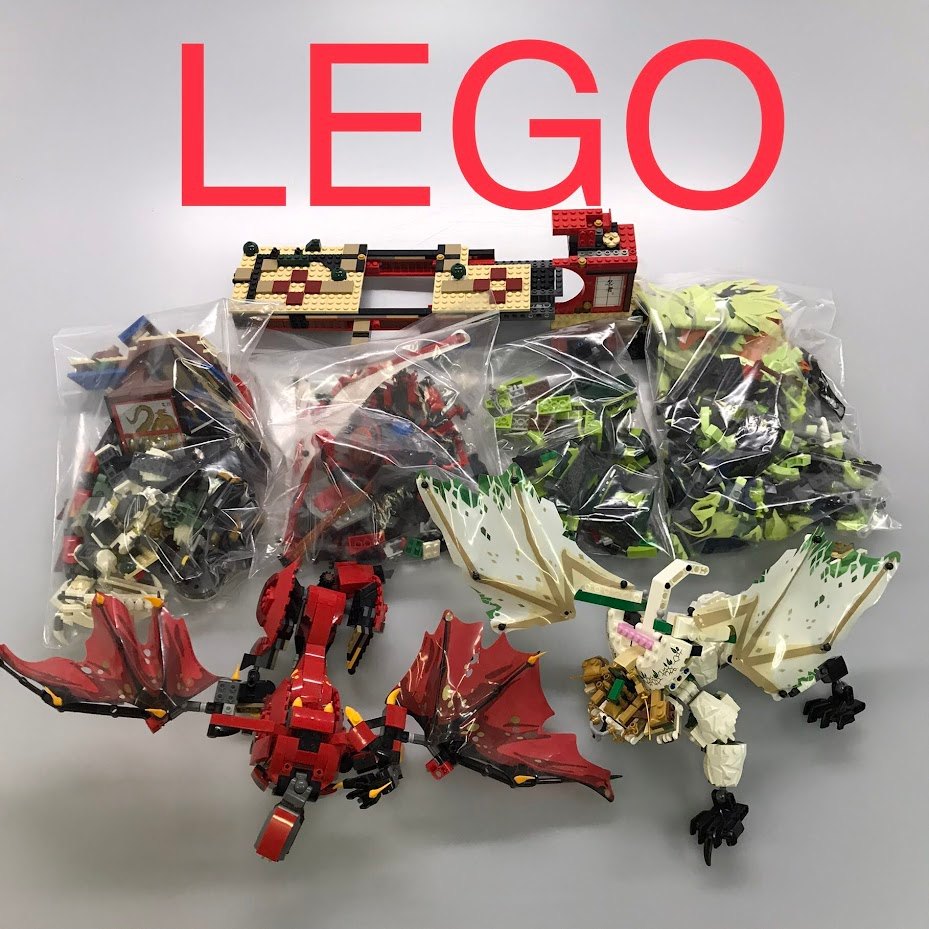 正規品 中古 LEGO レゴ ニンジャゴー系　ドラゴンパーツ多数　合計3kg以上　現状品　まとめ売り　※モロードラゴン　スカルドラゴン HD-934-C4 361