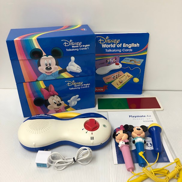 トークアロング プレイメイトエア用 2019年購入 カード未検品 t-796 ディズニー英語システム DWE ワールドファミリー 中古 クリーニング済み おもちゃ 英語 知育玩具 英語教育 幼児教育 子供教育 英語教材 幼児教材 子供教材 知育教材