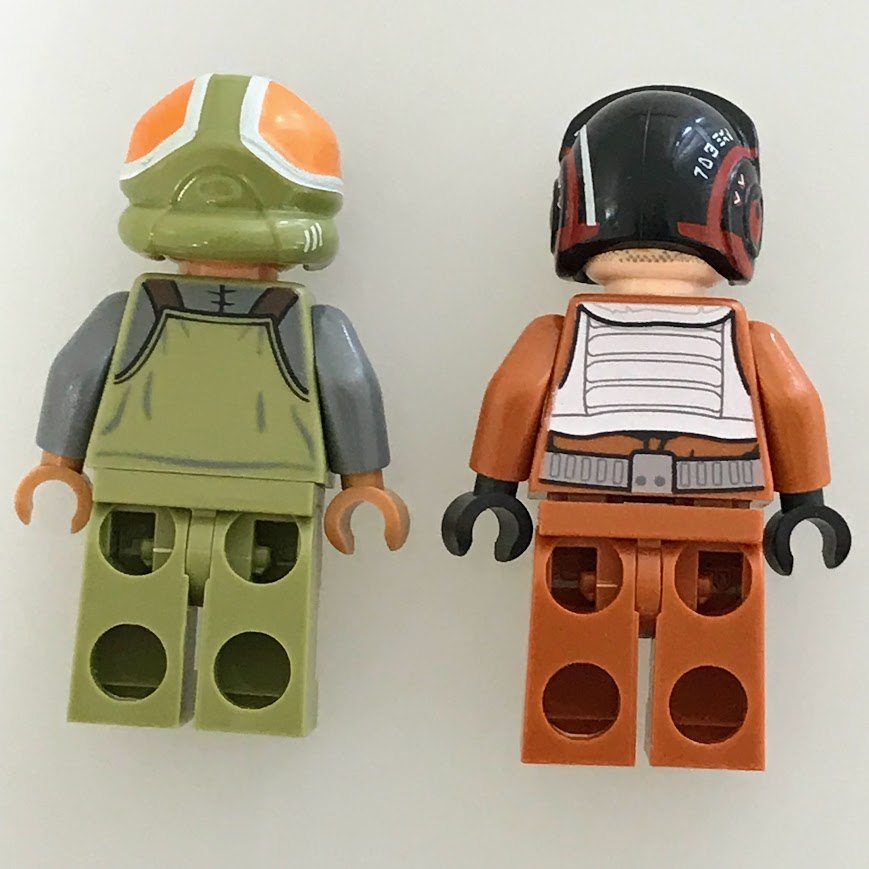 正規品 中古 LEGO レゴ スターウォーズ ミニフィグ　3個　まとめ売り　おまけ付き NP-291 ※STARWARS　ポー・ダメロン　BB-8　アストロメク・ドロイド　75102 465