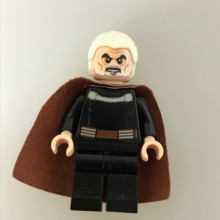 正規品 中古 LEGO レゴ スターウォーズ ミニフィグ　ドゥークー伯爵　おまけ付き CT-530 ※STARWARS　ライトセーバー　武器 465